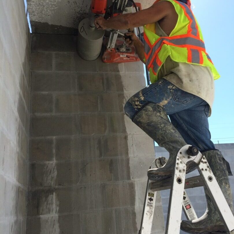 track and wall sanding Track And Wall Sawing